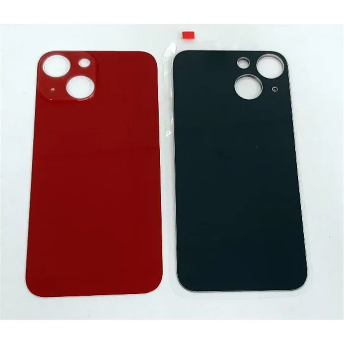 Tapa trasera o tapa bateria roja facil instalacion para IPhone 13 Mini