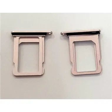 Soporte o bandeja single sim rosa para IPhone 13 Mini calidad premium