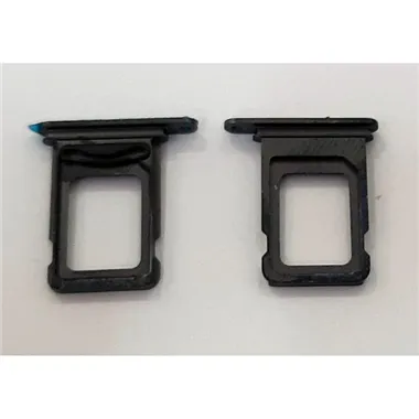 Soporte o bandeja dual sim negra para iPhone 13 Pro calidad premium