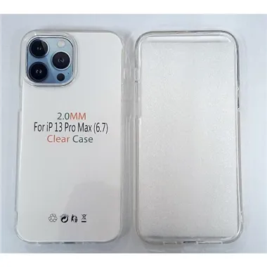Funda de silicona transparente de 2 mm para iPhone 13 Pro Max A2643 A2484