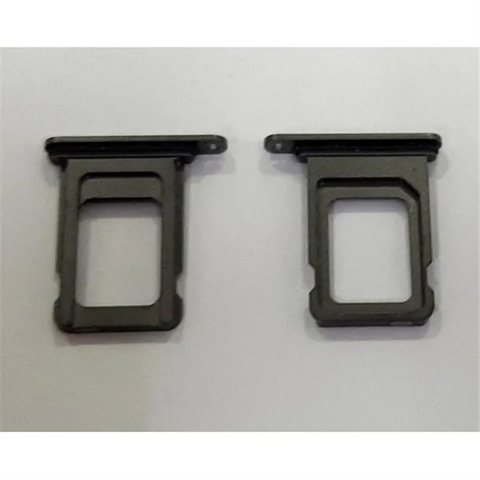 Soporte o bandeja single sim negra para iPhone 13 Pro max calidad premium