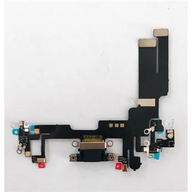 Flex puerto carga negro para IPhone 14 A2882 A2649 A2881 A2884 compatible