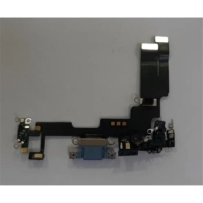 Flex puerto carga azul para IPhone 14 calidad premium
