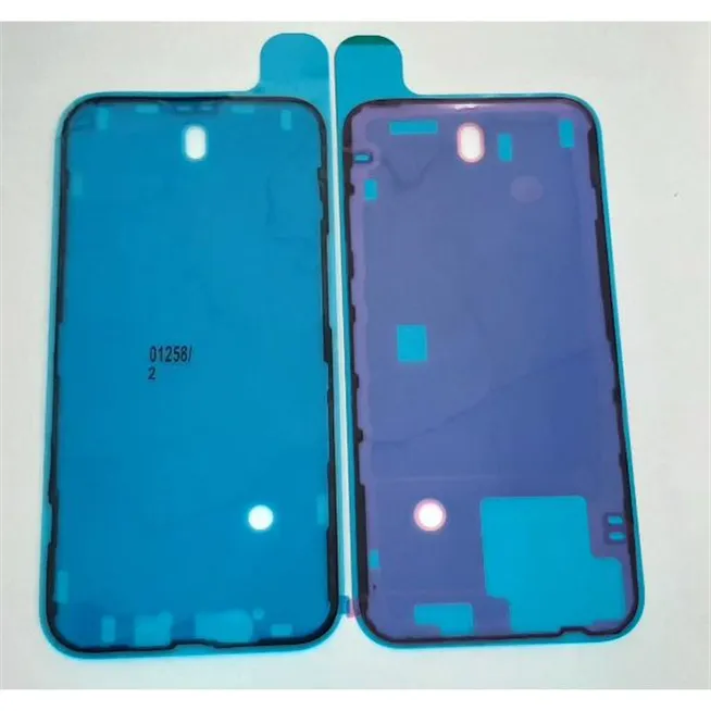 Set 2 adhesivo precortado marco frontal para IPhone 14 calidad premium