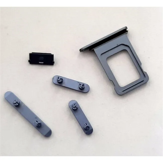 Set botones mas soporte sim azul para IPhone 14 IPhone 14 Plus calidad premium