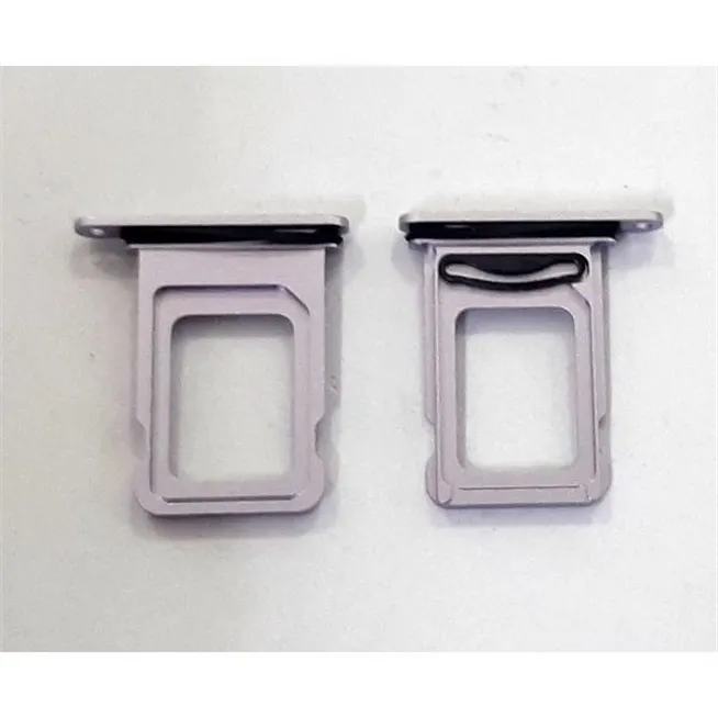 Soporte o bandeja dual sim purpura para IPhone 14 calidad premium