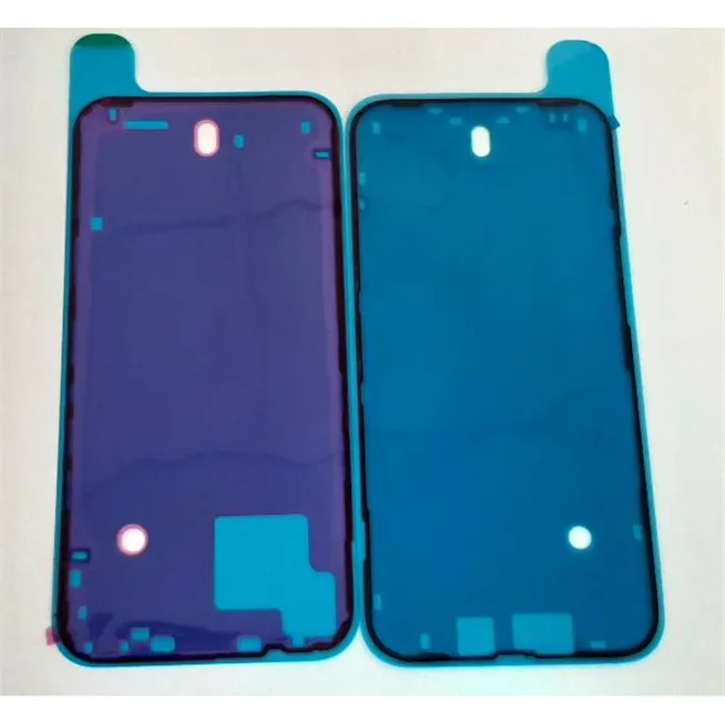Set 2 adhesivo precortado marco frontal para IPhone 14 Plus calidad premium