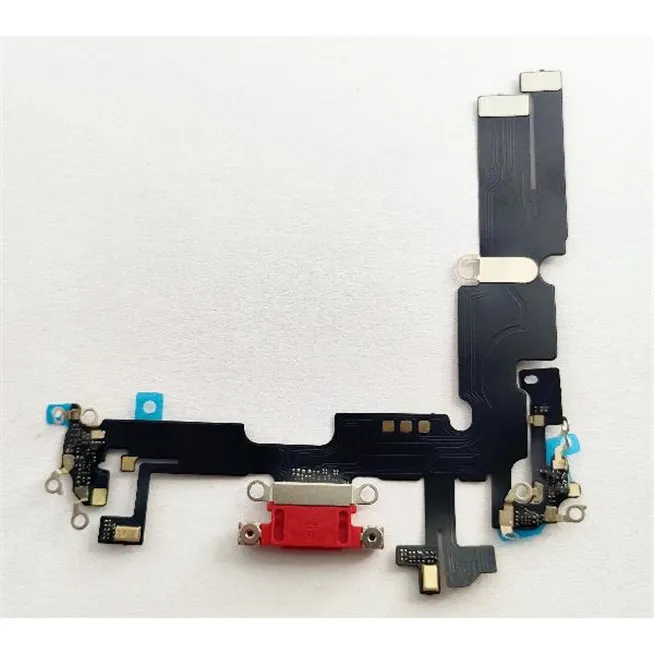 Flex puerto carga rojo para IPhone 14 Plus compatible