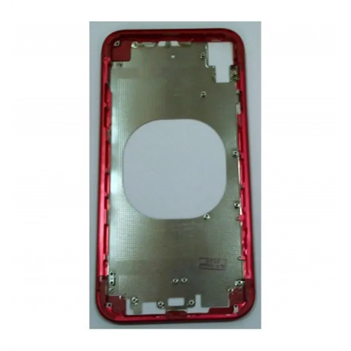IPhone XR A2105 A2108 carcasa central o marco rojo premium