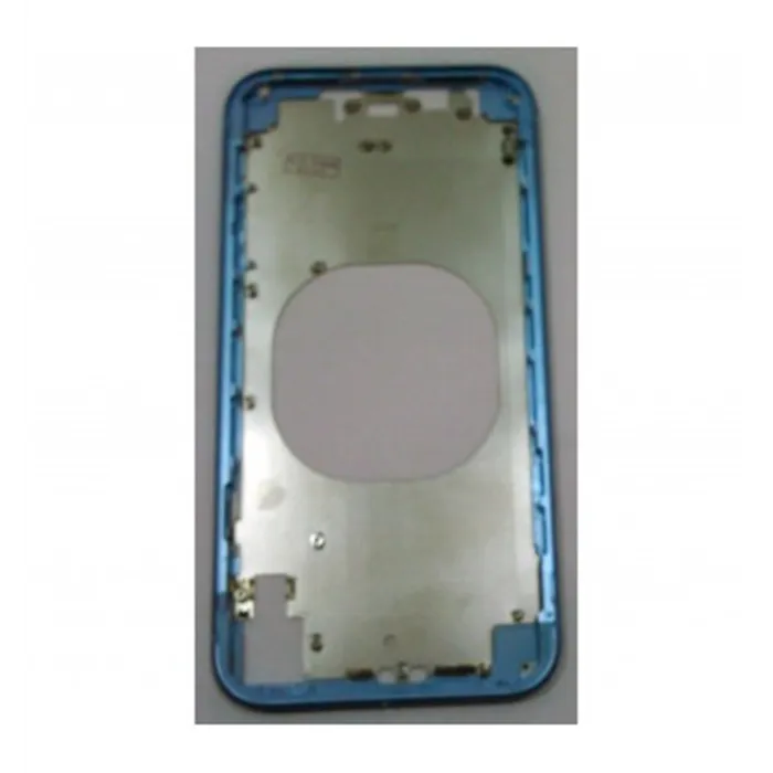 IPhone XR A2105 A2108 carcasa central o marco azul premium