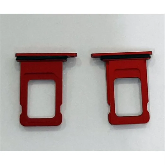 Soporte o bandeja single sim roja para IPhone XR A2105 A2108 calidad premium