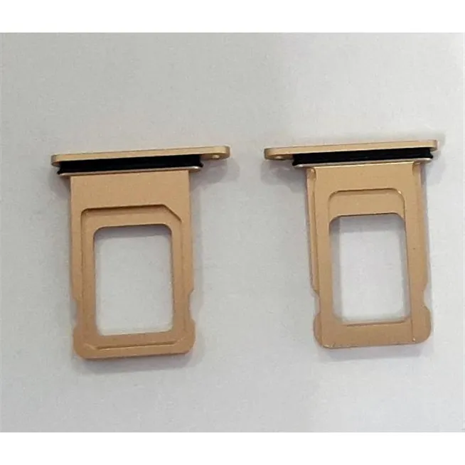 Soporte o bandeja single sim amarilla para IPhone XR A2105 A2108 calidad premium