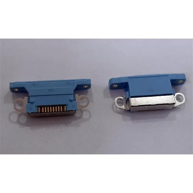 Conector carga azul para IPhone XR A2105 A2108 calidad premium