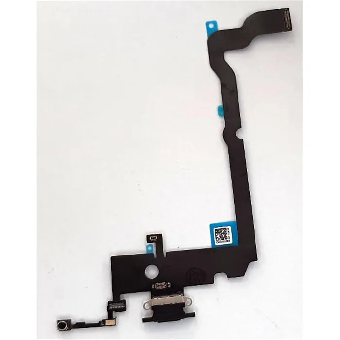 Flex puerto carga negro para iPhone XS MAX A2101 A2104 compatible