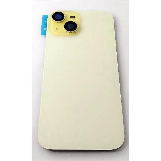 Tapa trasera o tapa bateria amarilla para iPhone 15 A3090 A2846 A3089 A3092 