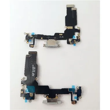 Flex puerto de carga blanco para Iphone 15 A3090 A2846 A3089 A3092 compatible