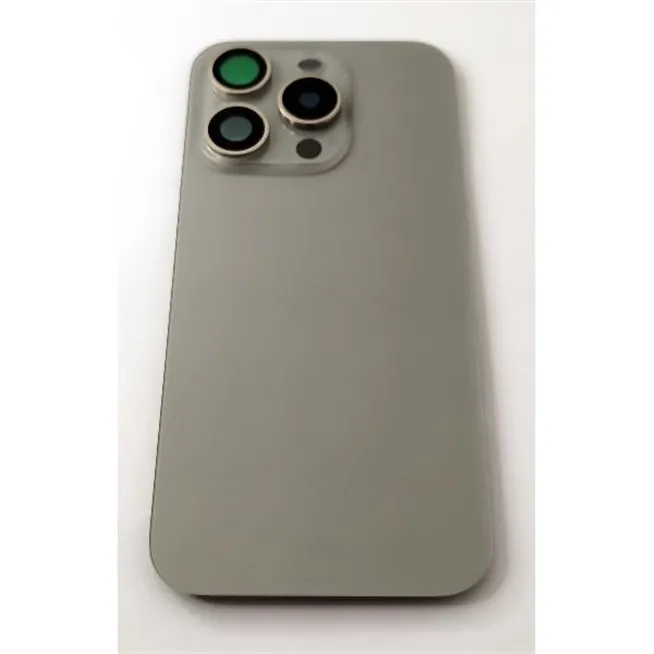 Tapa trasera o tapa bateria gris para iPhone 15 Pro 