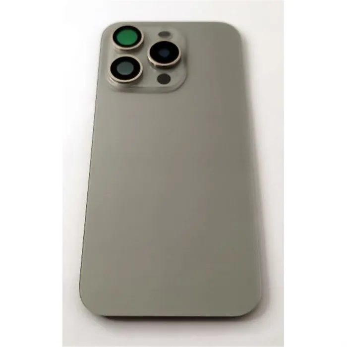 Tapa trasera o tapa bateria gris para iPhone 15 Pro 