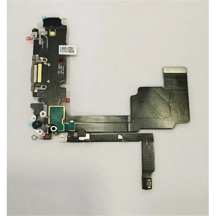 Flex puerto de carga dorado para Iphone 15 Pro calidad premium