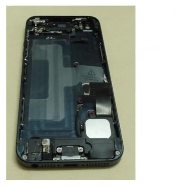iPhone 5 Carcasa trasera y chasis central + Componentes negr