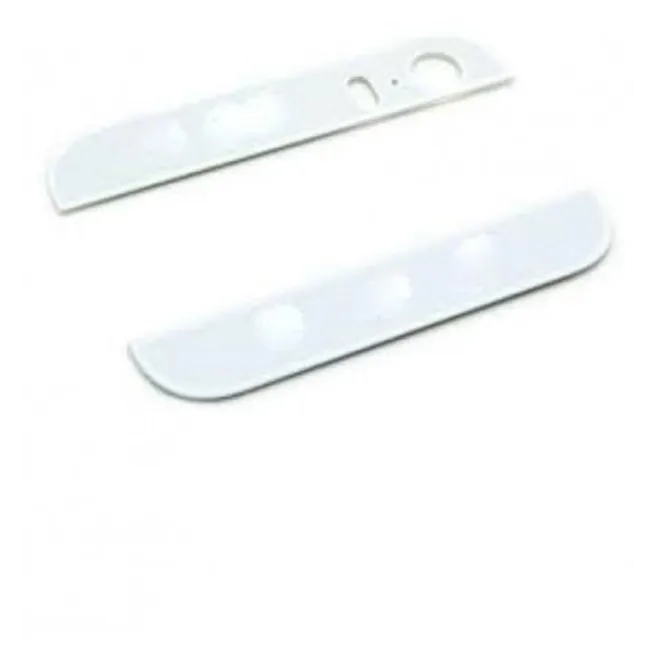 iPhone 5S set 2 piezas embellecedor superior e inferior blan