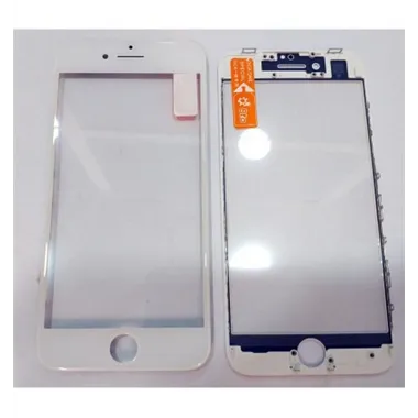 IPhone 8 A1863 A1905 A1906 cristal blanco + marco blanco + lamina oca