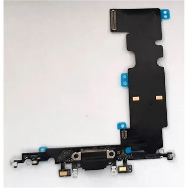 Flex puerto carga negro para IPhone 8 Plus A1864 A1897 A1898 compatible