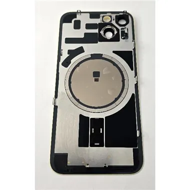 Tapa trasera o tapa bateria amarilla para iPhone 14 remanufacurada Grado A 