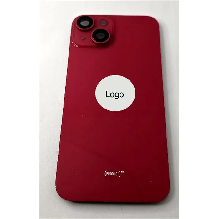 Tapa trasera o tapa bateria roja para iPhone 14 remanufacurada Grado A 