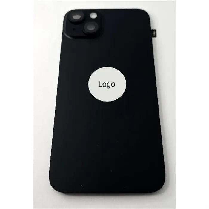 Tapa trasera o tapa bateria negra para iPhone 15 plus remanufacurada Grado A 