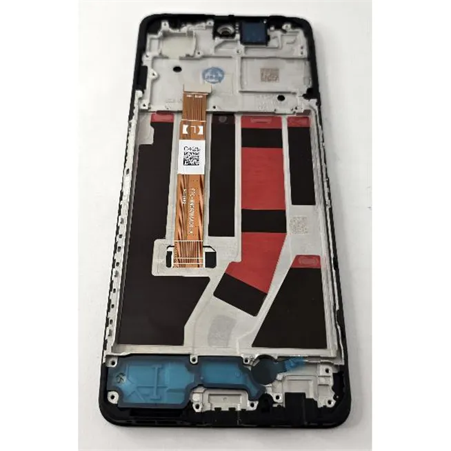 Pantalla lcd para Realme 14X 5G mas tactil negro con marco negro calidad premium